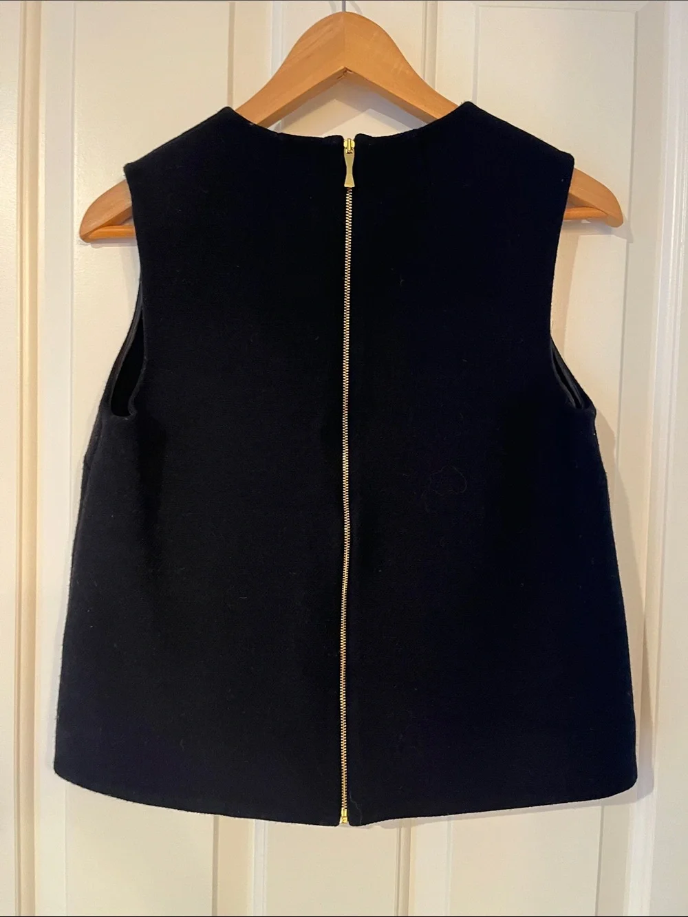 kate spade Black high low zip top 4